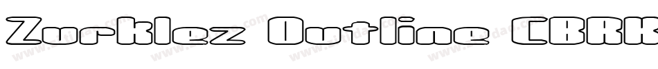 Zurklez Outline (BRK)字体转换